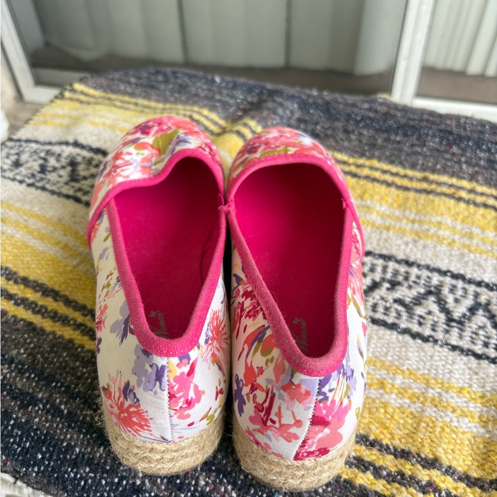 NWOT Pioneer Woman Printed Platform Espadrilles - Picture 5 of 6